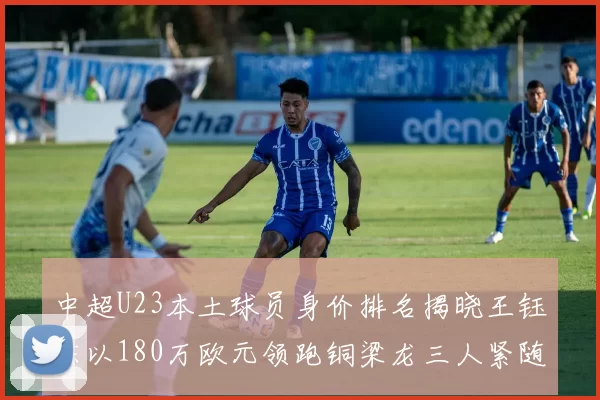 中超U23本土球员身价排名揭晓王钰栋以180万欧元领跑铜梁龙三人紧随其后